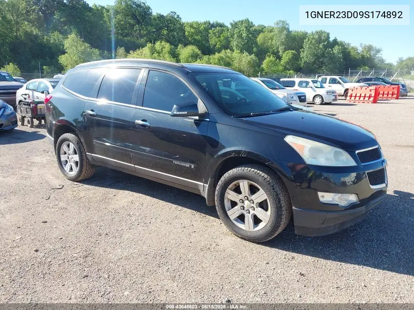 1GNER23D09S174892 2009 Chevrolet Traverse Lt