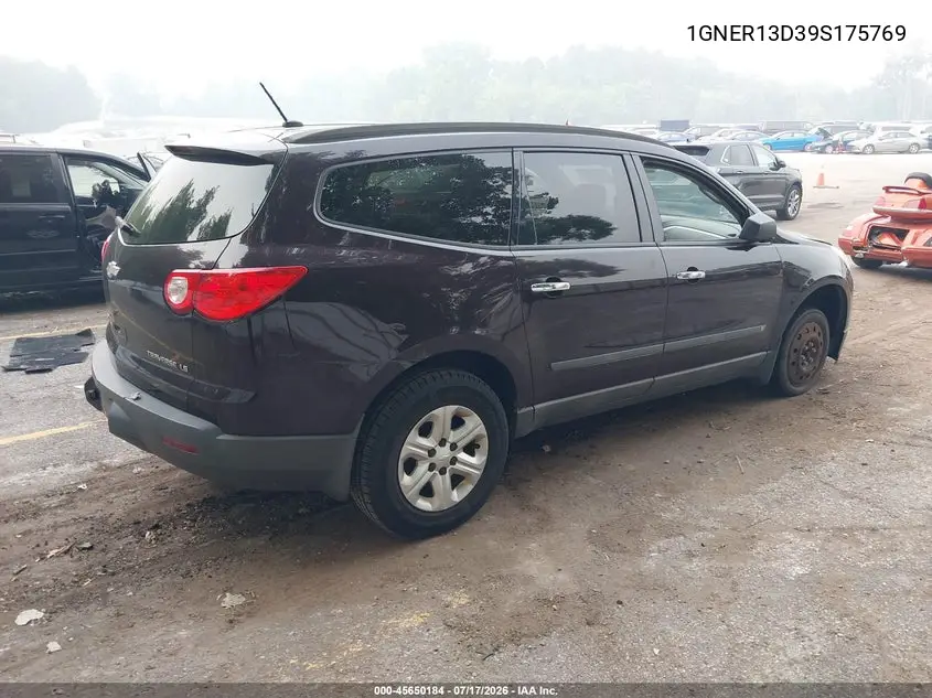 2009 Chevrolet Traverse Ls VIN: 1GNER13D39S175769 Lot: 45650184