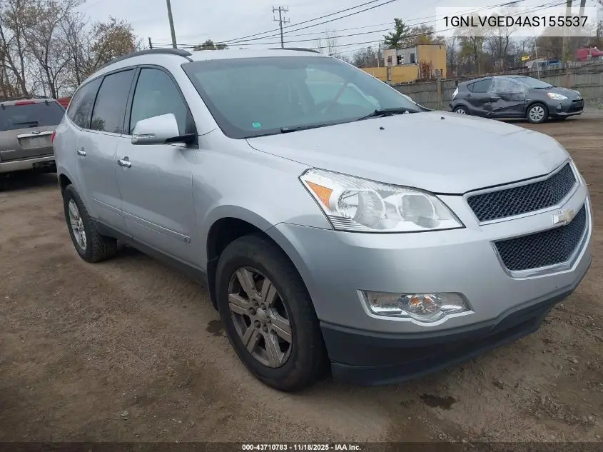 1GNLVGED4AS155537 2010 Chevrolet Traverse Lt