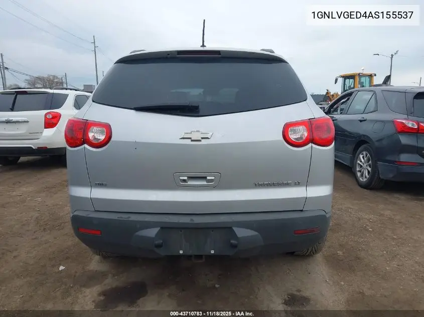 1GNLVGED4AS155537 2010 Chevrolet Traverse Lt