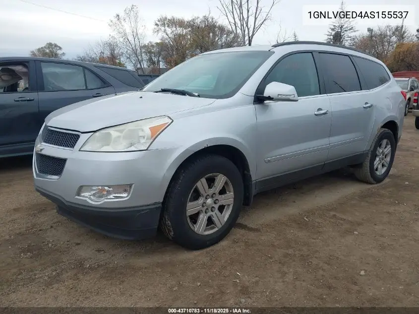 1GNLVGED4AS155537 2010 Chevrolet Traverse Lt