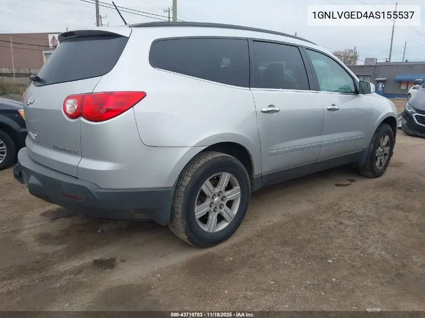 1GNLVGED4AS155537 2010 Chevrolet Traverse Lt