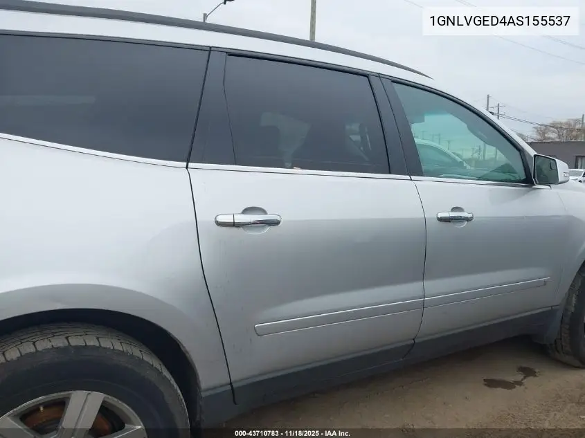 1GNLVGED4AS155537 2010 Chevrolet Traverse Lt