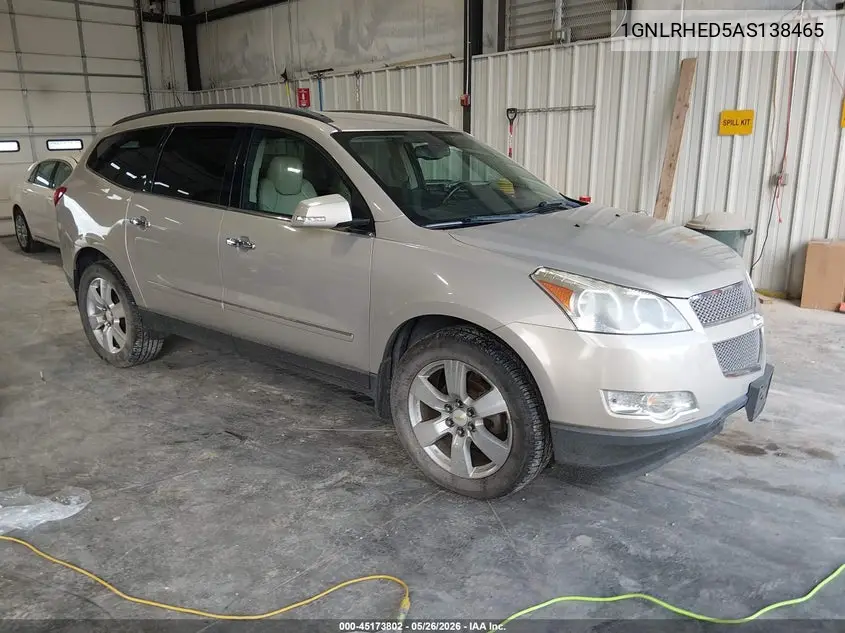 2010 Chevrolet Traverse Ltz VIN: 1GNLRHED5AS138465 Lot: 45173802