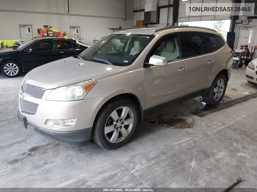 2010 Chevrolet Traverse Ltz VIN: 1GNLRHED5AS138465 Lot: 45173802