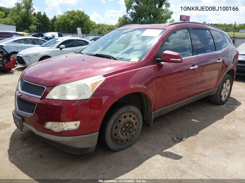 2011 Chevrolet Traverse Lt W/2Lt VIN: 1GNKRJED0BJ100166 Lot: 45584043