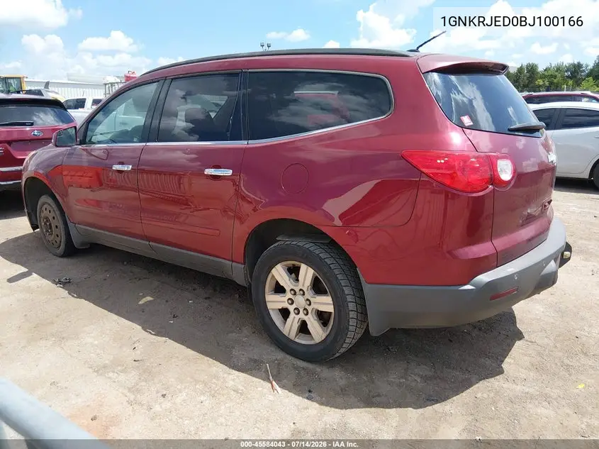 2011 Chevrolet Traverse Lt W/2Lt VIN: 1GNKRJED0BJ100166 Lot: 45584043