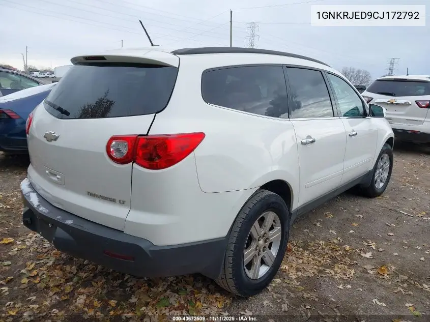 1GNKRJED9CJ172792 2012 Chevrolet Traverse 2Lt