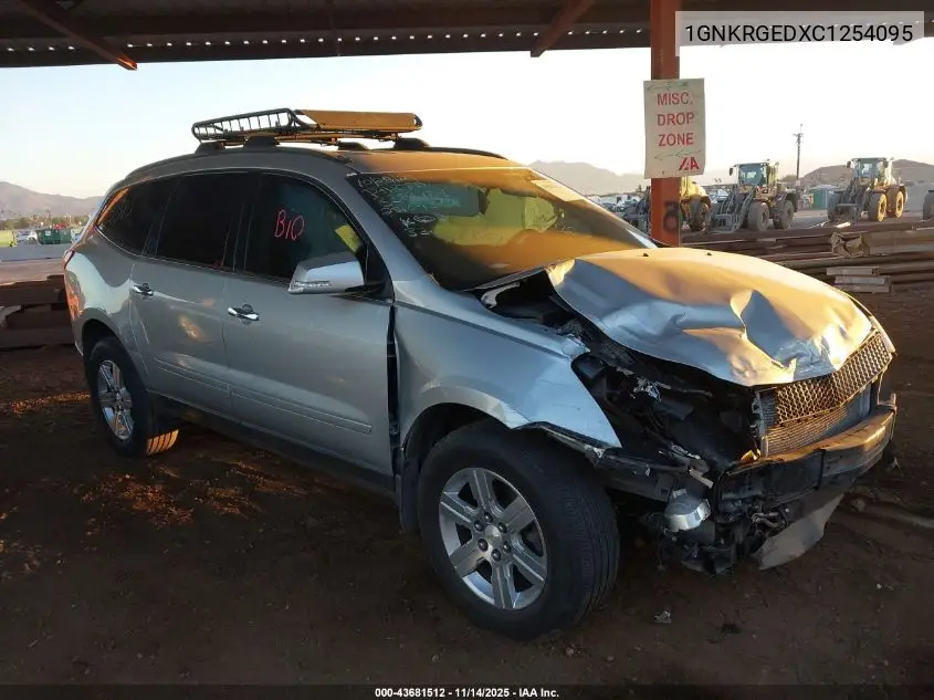 1GNKRGEDXCJ254095 2012 Chevrolet Traverse Lt