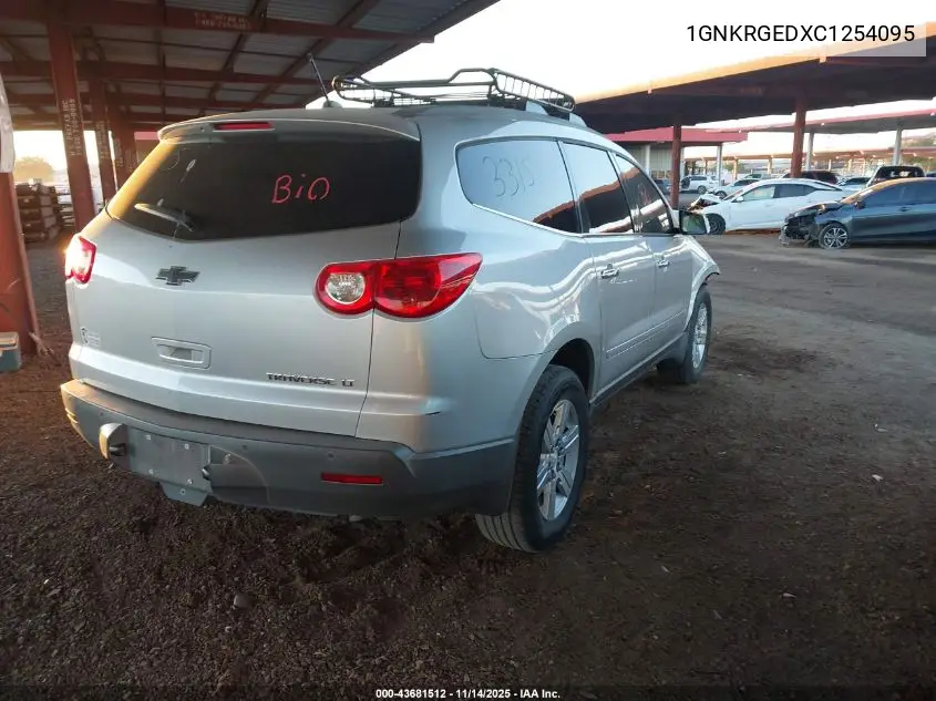 1GNKRGEDXCJ254095 2012 Chevrolet Traverse Lt