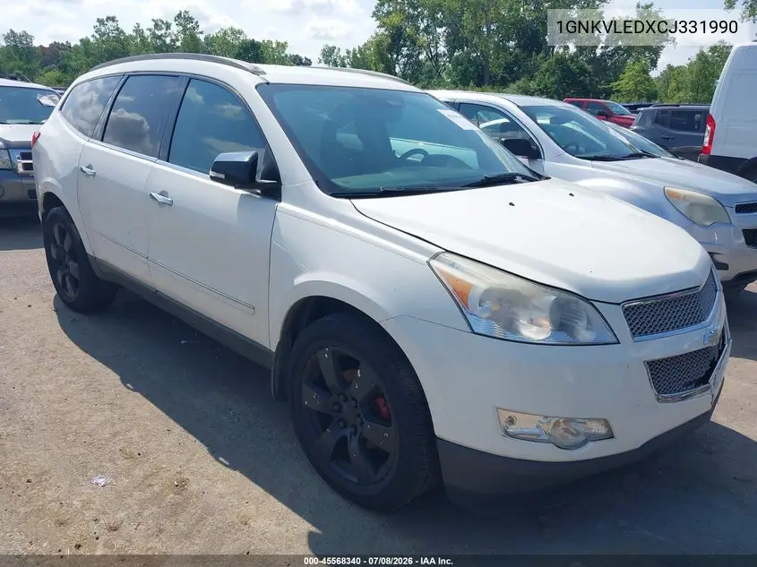 2012 Chevrolet Traverse Ltz VIN: 1GNKVLEDXCJ331990 Lot: 45568340