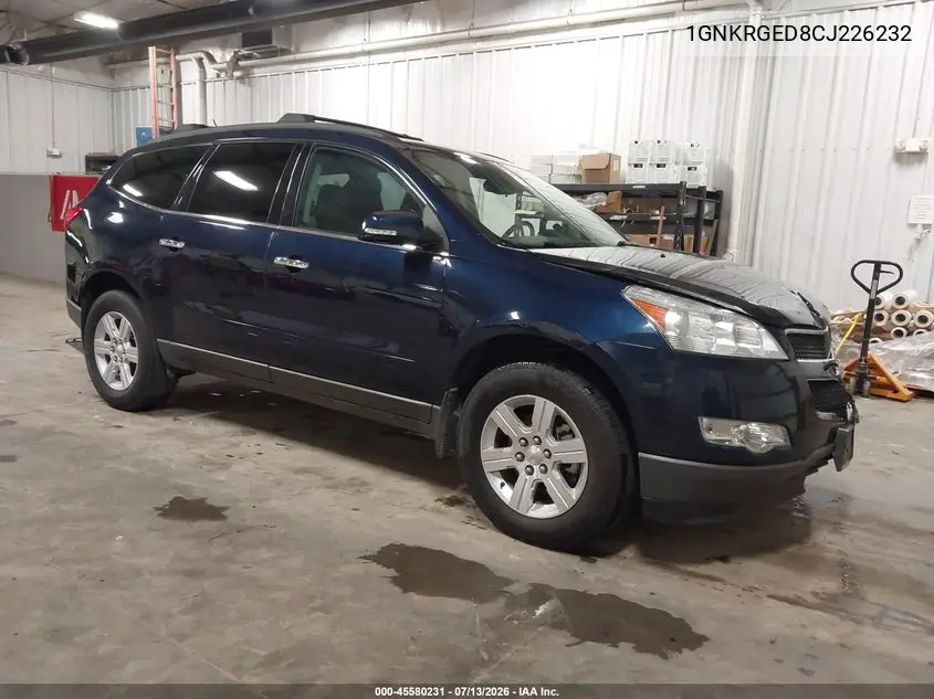 2012 Chevrolet Traverse Lt W/1Lt VIN: 1GNKRGED8CJ226232 Lot: 45580231