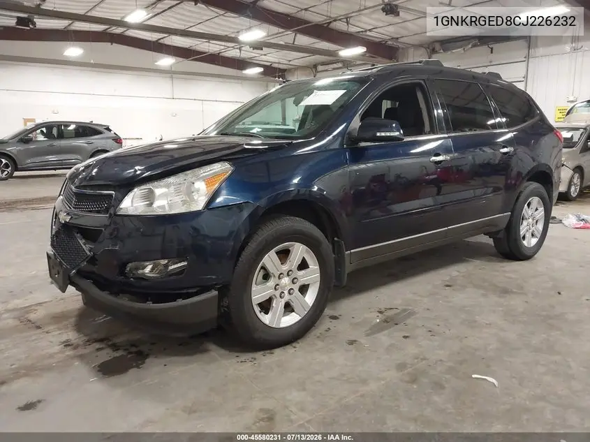 2012 Chevrolet Traverse Lt W/1Lt VIN: 1GNKRGED8CJ226232 Lot: 45580231
