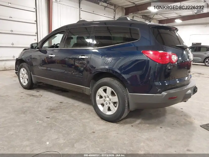 2012 Chevrolet Traverse Lt W/1Lt VIN: 1GNKRGED8CJ226232 Lot: 45580231