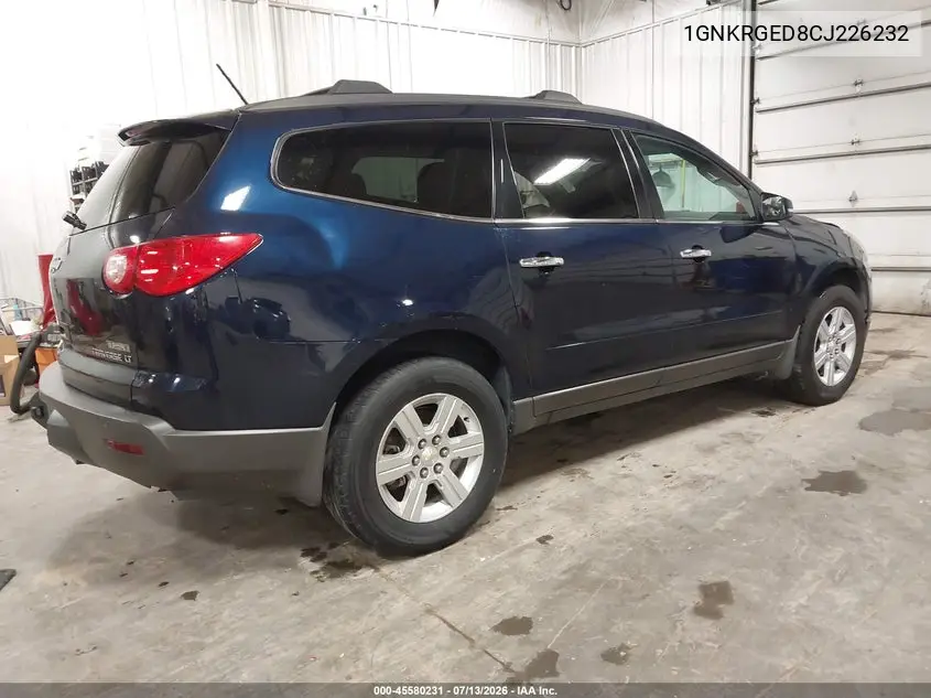 2012 Chevrolet Traverse Lt W/1Lt VIN: 1GNKRGED8CJ226232 Lot: 45580231