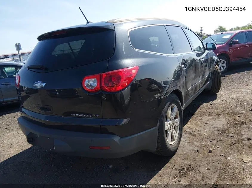 2012 Chevrolet Traverse Lt W/1Lt VIN: 1GNKVGED5CJ394454 Lot: 45632520