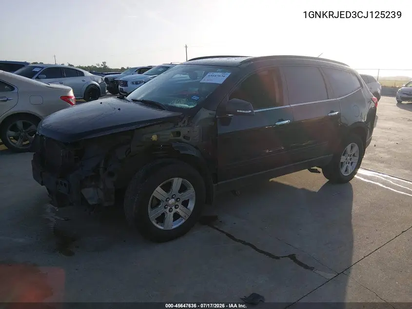 2012 Chevrolet Traverse 2Lt VIN: 1GNKRJED3CJ125239 Lot: 45647636