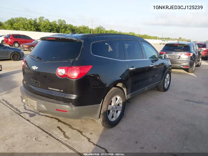 2012 Chevrolet Traverse 2Lt VIN: 1GNKRJED3CJ125239 Lot: 45647636