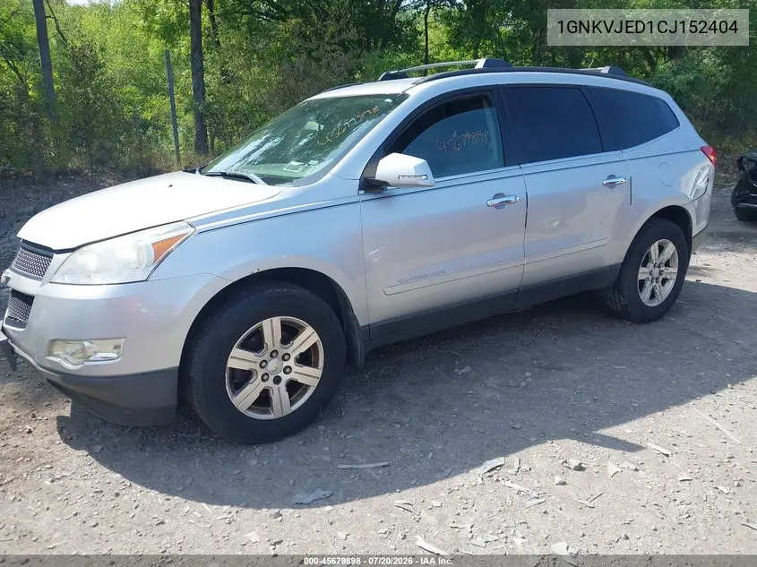 2012 Chevrolet Traverse Lt W/2Lt VIN: 1GNKVJED1CJ152404 Lot: 45679898