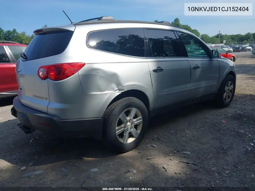 2012 Chevrolet Traverse Lt W/2Lt VIN: 1GNKVJED1CJ152404 Lot: 45679898