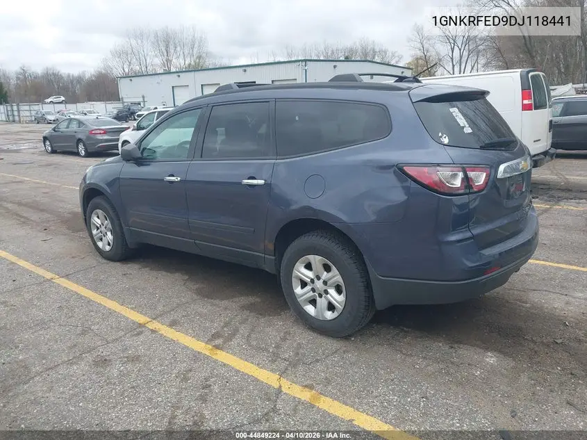 1GNKRFED9DJ118441 2013 Chevrolet Traverse Ls