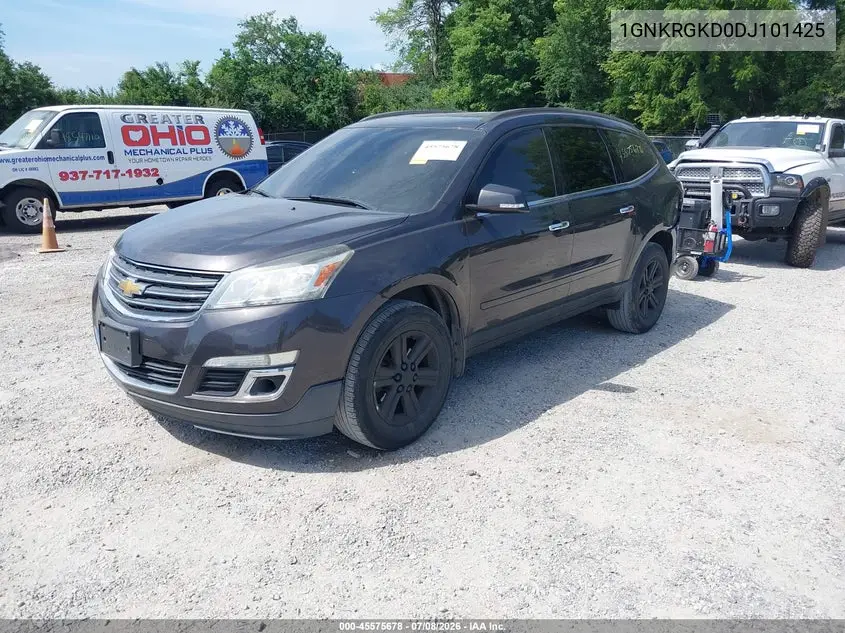 2013 Chevrolet Traverse 1Lt VIN: 1GNKRGKD0DJ101425 Lot: 45575678