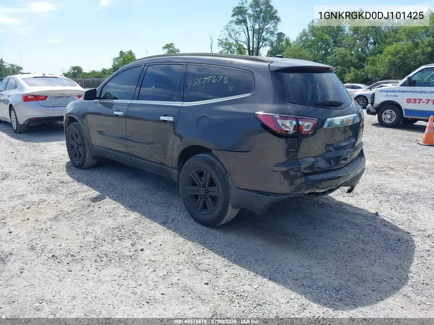 2013 Chevrolet Traverse 1Lt VIN: 1GNKRGKD0DJ101425 Lot: 45575678