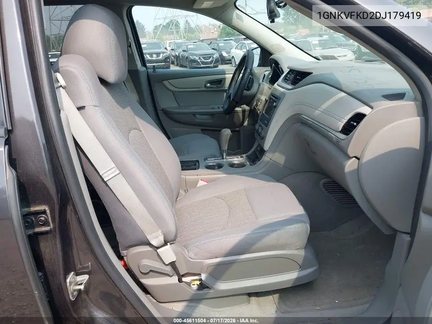 2013 Chevrolet Traverse Ls VIN: 1GNKVFKD2DJ179419 Lot: 45611504