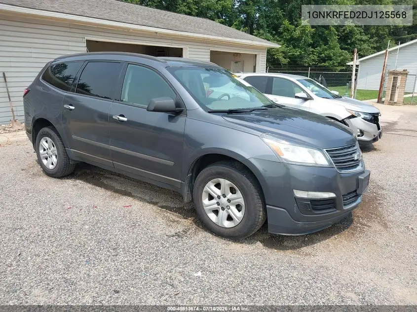 2013 Chevrolet Traverse Ls VIN: 1GNKRFED2DJ125568 Lot: 45613674