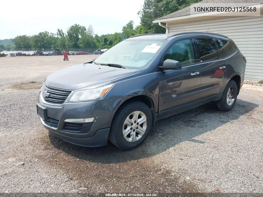 2013 Chevrolet Traverse Ls VIN: 1GNKRFED2DJ125568 Lot: 45613674