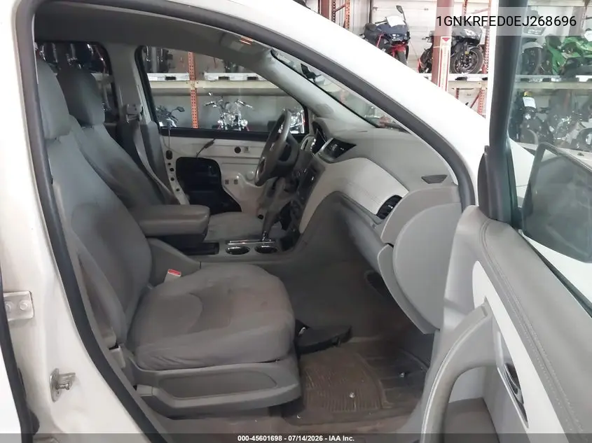 2014 Chevrolet Traverse Ls VIN: 1GNKRFED0EJ268696 Lot: 45601698