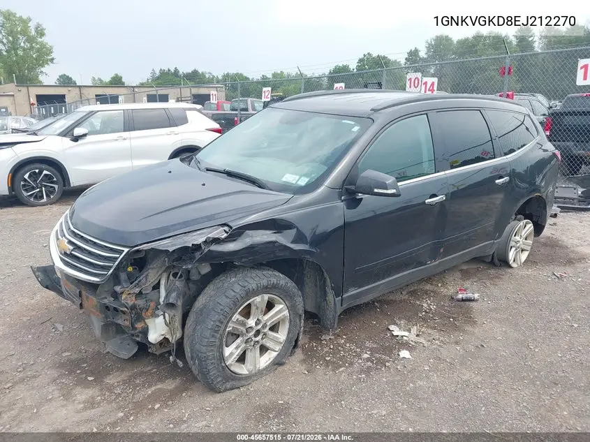 2014 Chevrolet Traverse 1Lt VIN: 1GNKVGKD8EJ212270 Lot: 45657515