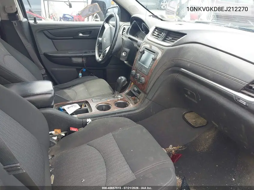 2014 Chevrolet Traverse 1Lt VIN: 1GNKVGKD8EJ212270 Lot: 45657515