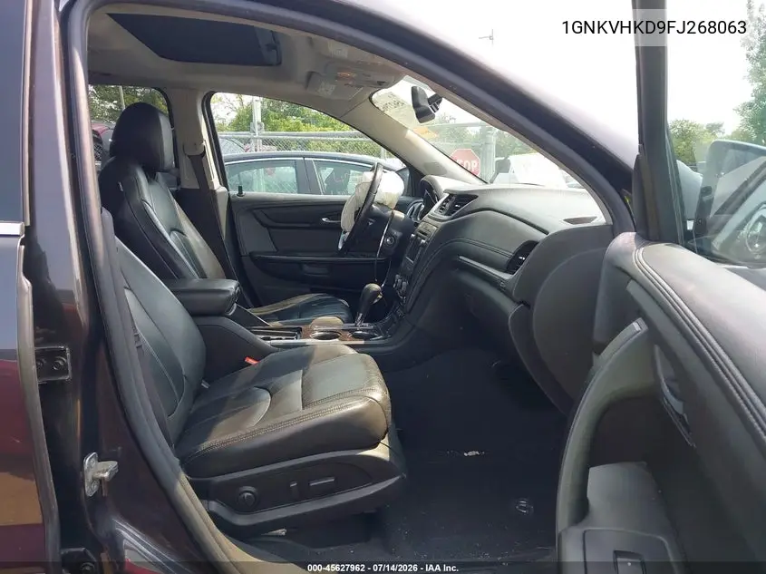 2015 Chevrolet Traverse Lt VIN: 1GNKVHKD9FJ268063 Lot: 45627962