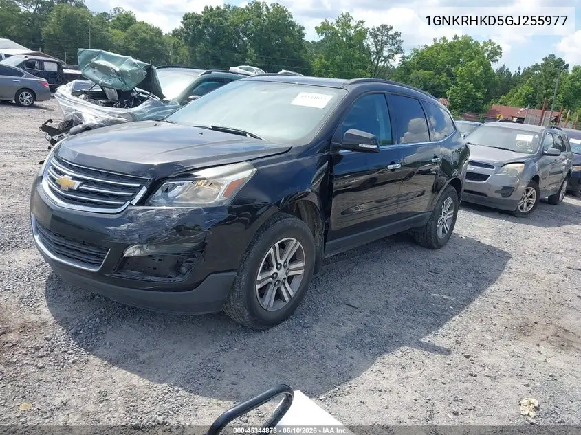 2016 Chevrolet Traverse 2Lt VIN: 1GNKRHKD5GJ255977 Lot: 45344873