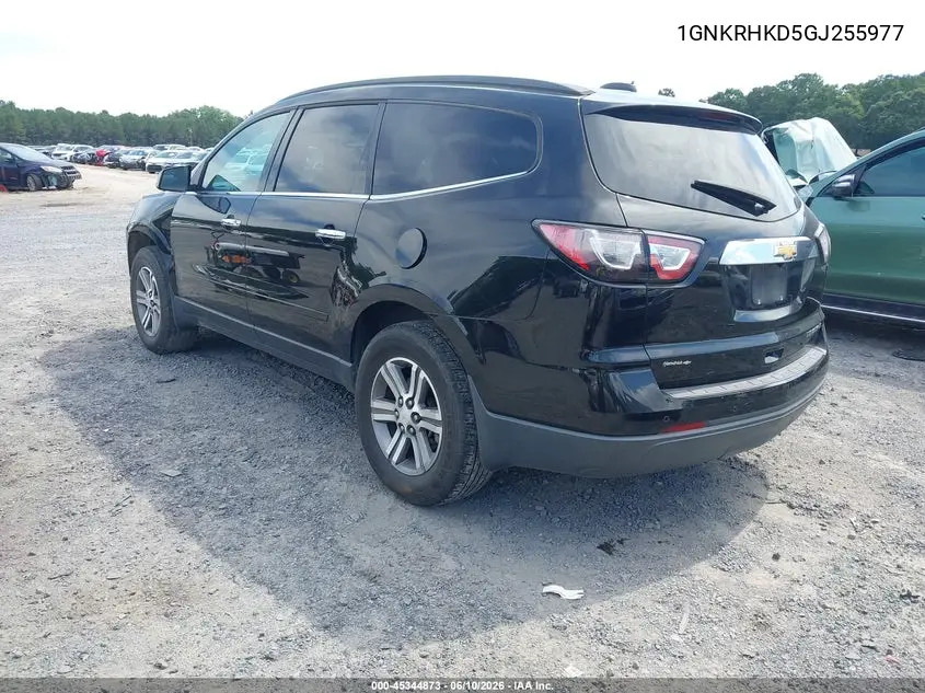 2016 Chevrolet Traverse 2Lt VIN: 1GNKRHKD5GJ255977 Lot: 45344873