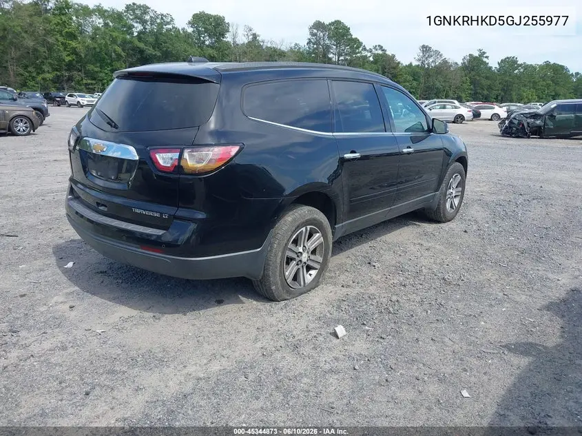 2016 Chevrolet Traverse 2Lt VIN: 1GNKRHKD5GJ255977 Lot: 45344873