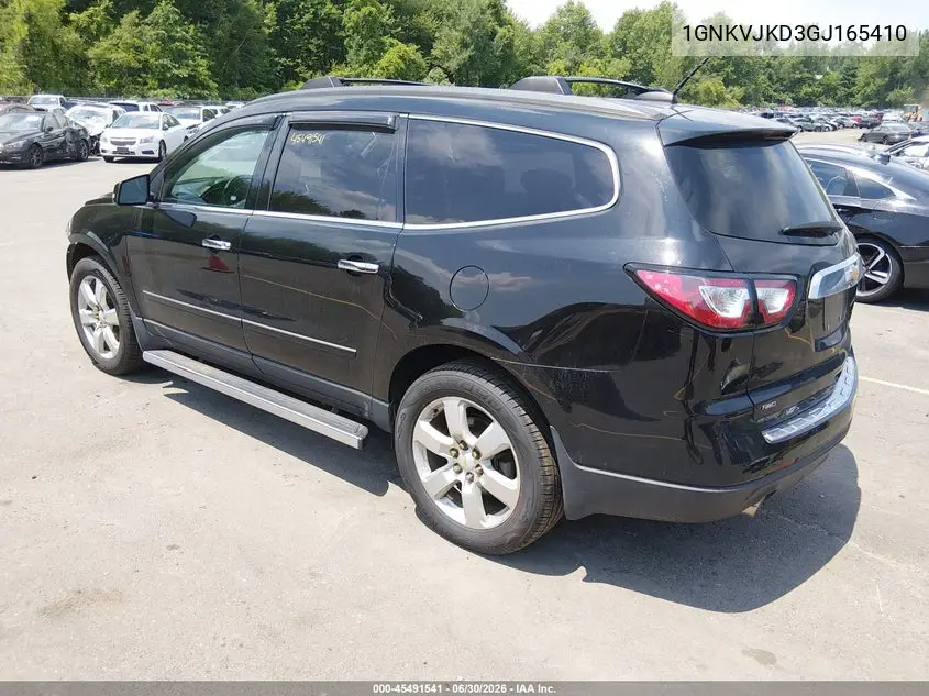 2016 Chevrolet Traverse Ltz VIN: 1GNKVJKD3GJ165410 Lot: 45491541