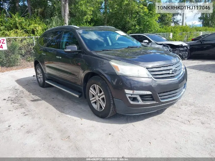 1GNKRHKD1HJ117046 2017 Chevrolet Traverse 2Lt