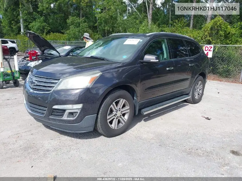 1GNKRHKD1HJ117046 2017 Chevrolet Traverse 2Lt