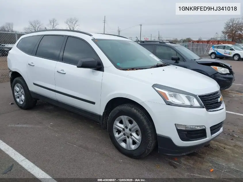 1GNKRFED9HJ341018 2017 Chevrolet Traverse Ls