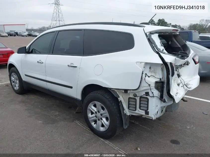 1GNKRFED9HJ341018 2017 Chevrolet Traverse Ls