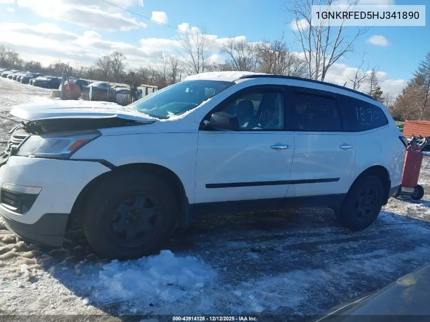1GNKRFED5HJ341890 2017 Chevrolet Traverse Ls