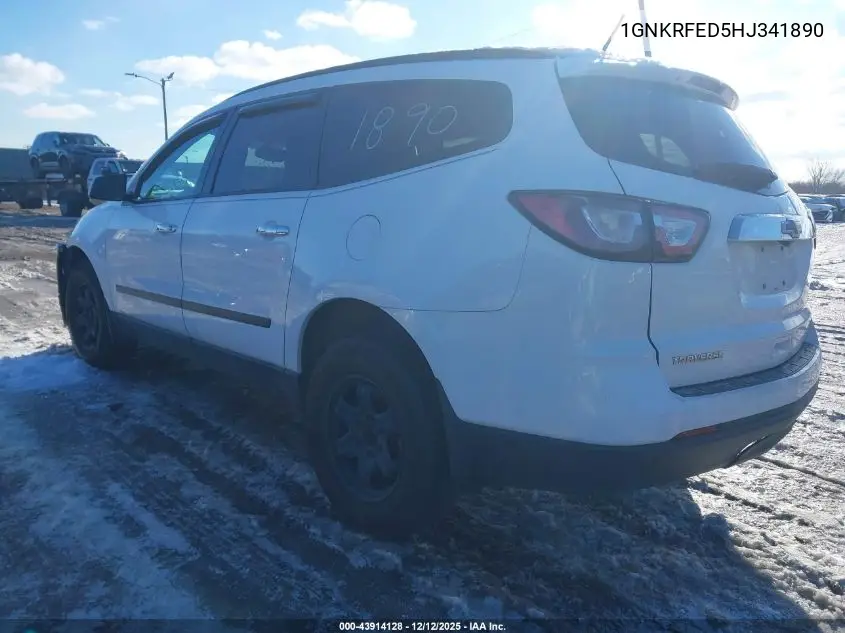 1GNKRFED5HJ341890 2017 Chevrolet Traverse Ls