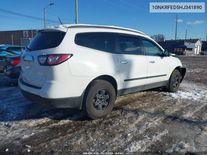 1GNKRFED5HJ341890 2017 Chevrolet Traverse Ls