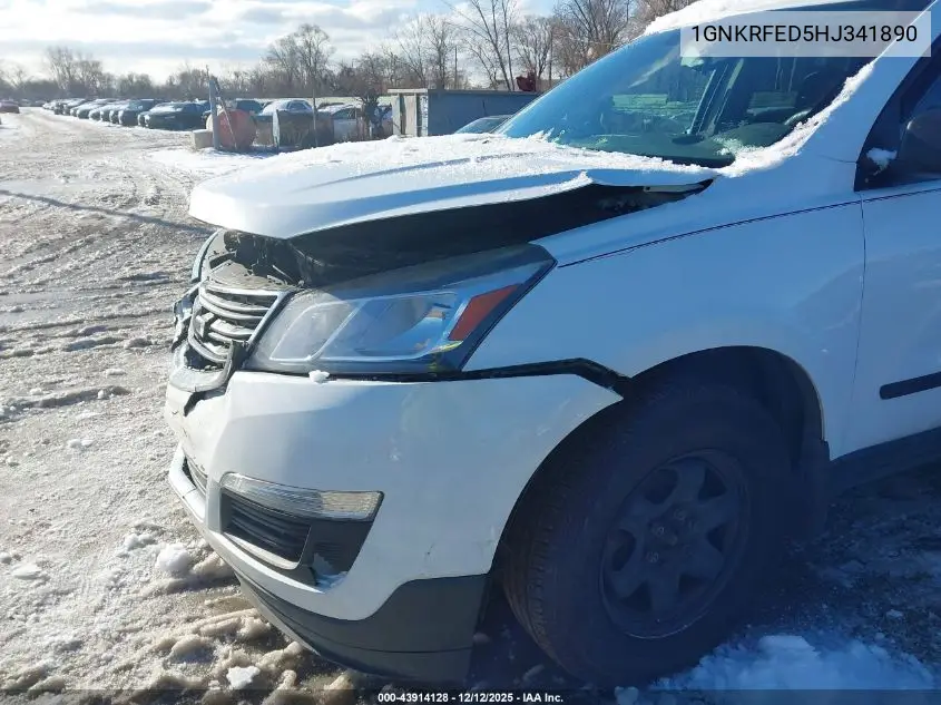 1GNKRFED5HJ341890 2017 Chevrolet Traverse Ls
