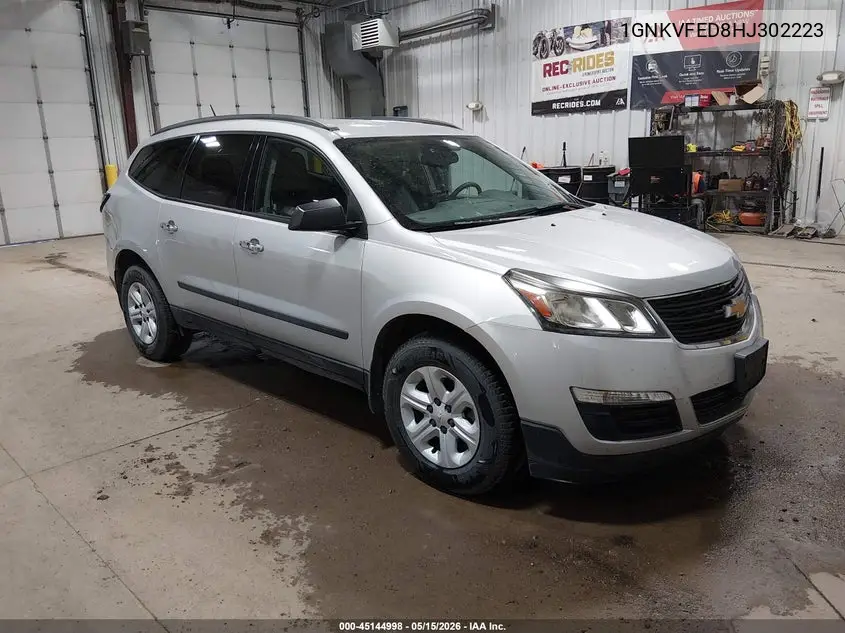 2017 Chevrolet Traverse Ls VIN: 1GNKVFED8HJ302223 Lot: 45144998