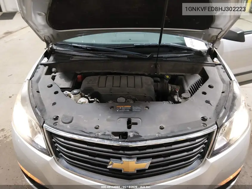 2017 Chevrolet Traverse Ls VIN: 1GNKVFED8HJ302223 Lot: 45144998