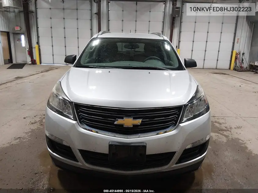 2017 Chevrolet Traverse Ls VIN: 1GNKVFED8HJ302223 Lot: 45144998