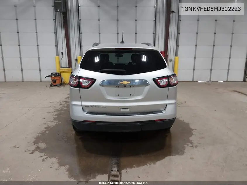 2017 Chevrolet Traverse Ls VIN: 1GNKVFED8HJ302223 Lot: 45144998